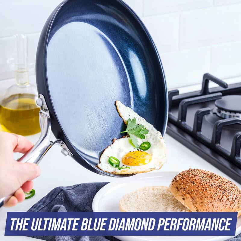 Blue Diamond Hard Anodized ToxinFree Ceramic Nonstick Dishwasher, Oven
